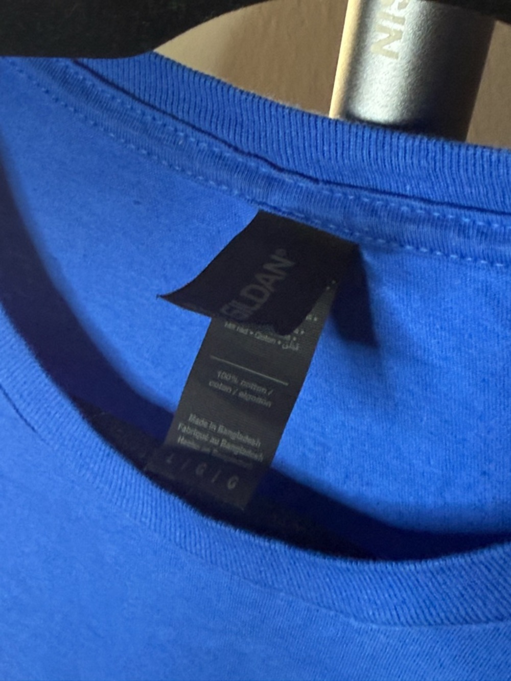 Gildan Royal Blue Crewneck T-Shirt - Picture 3 of 6
